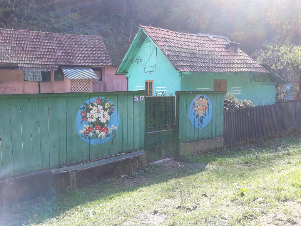 Gospodărie pictată în Obârșia, jud. Arad