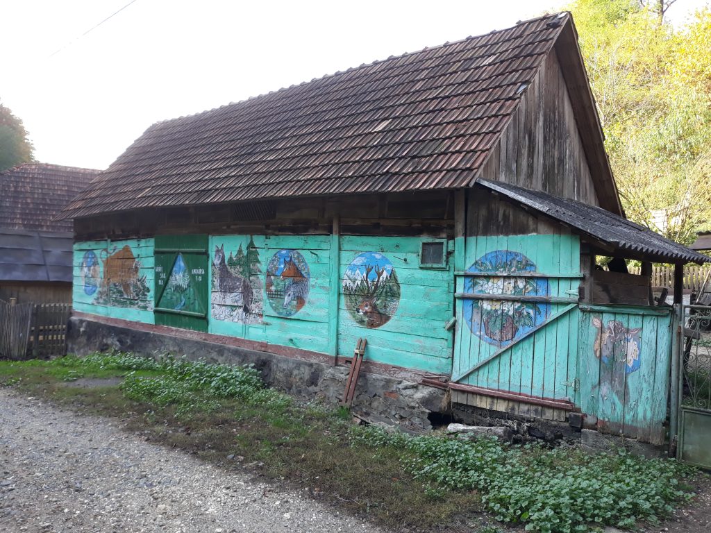 Gospodărie pictată în Obârșia, jud. Arad
